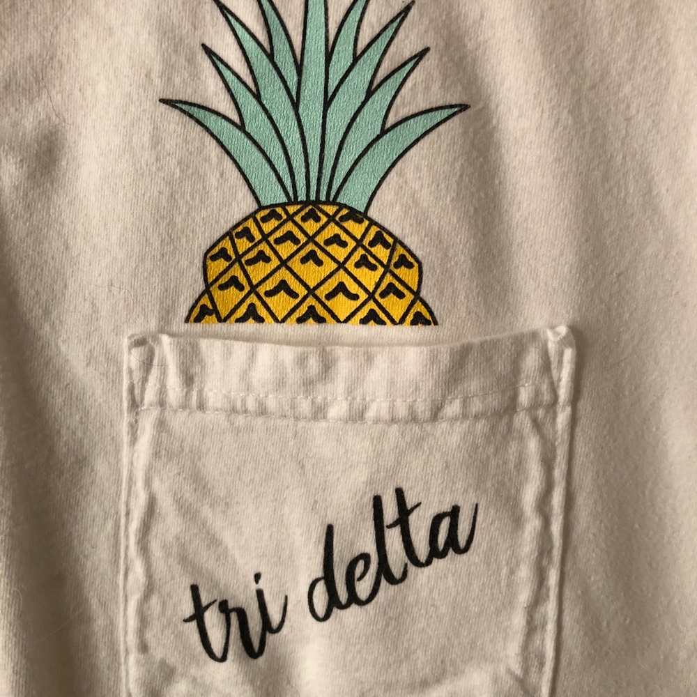 Tri Delta Pineapple Pocket Tee